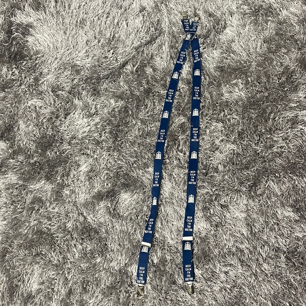 Dr Who Keep Calm I’m The Doctor Suspenders